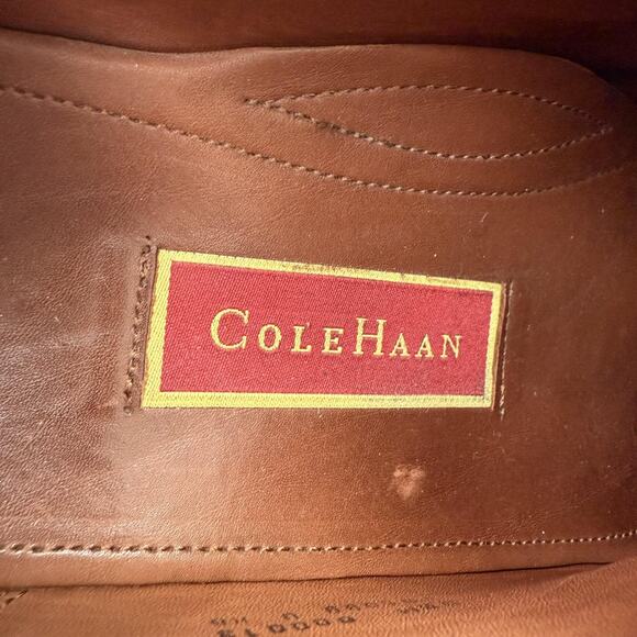 Cole Haan Shoes Mens Size 9.5 Brown Oxford Dress Air Apron Toe Leather main image 7